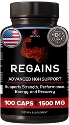 HGH Ergänzungen für Männer und Frauen - Regains natürliche anabole Muskel-Wachstums-Gebäude und menschliches Wachstumshormon für Männer, Muskel-Erbauer für Männer, Muskel-Recovery Post Workout-Ergänzung, 100 Protein Pillen