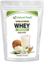 Z Natural Foods Vanilla Cream Whey Protein Isolate, Nutrition-Rich, Flavorful Protein Powder for Heart Health and Immunity, Great in Tea, Kaffee, Smoothie, Non-GMO, Gluten-Free, Kosher, 1 lb.