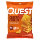 Quest Nutrition Cheese Crackers, Cheddar Blast, 10g Protein, 5g Net Carbs, 1g Zucker, Hergestellt mit Real Cheese, 12 Packungen (1.06 Unze Taschen)