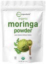 Bio Moringa Oleifera Blattpulver, 2 Pfund, Reich an Antioxidantien und Immun Vitamin, Great Superfoods für Moringa Tee, Moringa Drink, Indien Grown, Vegan