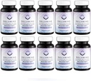 Relumines Advance White Active Glutathione Complex - Max Dose 900mg Glutathione mit 6X Boosters, ALA & NAC - Anti-Aging Skin Brighting Supplement - 60 Caps x 10 Flaschen