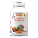 ANDREW LESSMAN Turmeric 400mg - 60 Kapseln - 95% Curcuminoide als Phospholipid-Komplex für Optimum Vorteile und Absorption, High Potency Standardized Extract, Small Easy to Swallow Capsules