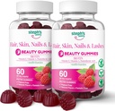 Steph's Pantry Biotin Gummis für Haare, Haut, Nägel, & Lashes High Strength Gummies | Daily Multivitamins | Glutenfrei, Nüssefrei, Non-GMO, Plant-Based, Vegan, Kosher (120 Gummies)