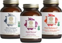 PURE SYNERGY Sofortige Immununterstützung Bundle | Organische Vitamin C-Ergänzung | Zink-Ergänzung mit ganzer Nahrung hergestellt | Schnelle Kräuterformel mit Echinacea Extrakt | Non-GMO und organische Inhaltsstoffe