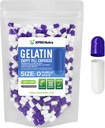 XPRS Nutra Größe 0 Leere Kapseln - 100 Graf Leere Gelatine Kapseln - Pillen DIY Kapsel Füllung - Pure Bovine Pill Gel Kapseln für Do-It-Yourself Ergänzungen (Purple/White)