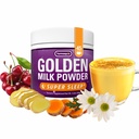 Turmaquik 3.2 Unze Bio Golden Moon Milchpulver - Super Sleep Blend mit Melatonin, Valerian, Kamille, Zitronenbalsam, Turmeric, Ginger, Black Pepper, Curcumin, Cinnamon und Cardamom