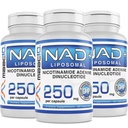 MAAC10 Liposomal NAD+ (180 x 250mg Capsules) | Supports Fatigue and Increased Energy - Non-GMO, Gluten Free, Vegan (3 Pack)