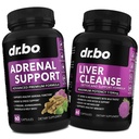 Adrenal Support Cortisol & Liver Cleanse Detox Supplement - Adrenal Fatigue Ergänzungen für Cortisol Gesundheit - Leber Gallenblase Pflege Formel Kapseln & Natürliche Milch Thistle Dandelion Ergänzungen