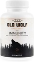 Immunität (Pack Leader) 8 in 1 Multivitamins: Essential Dog Vitamins, Probiotika für Hunde zur Verbesserung der Gesamtgesundheit, Vitamin für Haut und Körpergesundheit - Krill & CLA 80 Weichgel