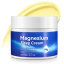 Generische Premium-Magnesiumcreme für Schlaf 3.17 Oz, topische Magnesiumcreme – Sicher und einfach zu absorbieren, schnelle Trocknung ohne Rückstände, sanft an die Haut, Blau