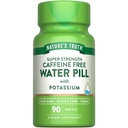 Nature's Truth Super Strength Water Pille mit Kalium | 90 Count | Caffeine Free | Vegan, Non-GMO & Gluten Kostenlos