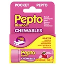 Pepto Bismol Taschen Kautabletten für Übelkeit, Sodbrennen, Verdauung, Upset Stomach und Durchfall - 5 Symptom Fast Relief, Cherry Flavor 24 ct