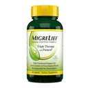 MigreLief Original Triple Therapy mit Puracol - Ernährungsunterstützung für Migraine Sufferers - 60 Caplets/1 Month Supply
