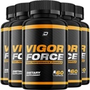 Vigor Force für Männer Kapseln, Vigor Force Pillen, Vigor Force Advanced Formel, Vigor Force Diät-Ergänzung, Vigor Force Alle natürlichen Unterstützung Formel Bewertungen (5 Pack – 300 Kapseln)