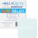 BurnEaseTM Hydrogel Burn Dressing Pads von AllaQuix – XL 4" Steril Pads (Box von 5) | Instant Cooling Relief für Burns, Scalds, Sunburn | Moist Wound Healing Gel für First Aid & Emergency Burn Care