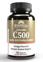 Windmill Health Products Kaubares Vitamin C-500, Immunsystem Unterstützung, Potent Antioxidantien, 90 Tabletten, 90 Zähler