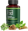 Schlafhilfe-Ergänzung mit Bacopa, Valerian, Ashwagandha und anderen Kräutern und Vitaminen, unterstützt gesunde Schlafmuster, 60 Tage Versorgung, 120 Kapseln
