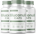 SPRESSO (3 Pack) Gluconull Kapseln, Gluco Null Glyco Optimizer, Gluco Null natürlicher Blutgefäßreiniger, Gluconull für natürliche Gesundheit (180 Kapseln)