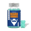 Big Beard Growth Gummy für Männer, 60 Blueberry Flavored Gummis, mit 10K MCG Biotin B12 Collagen und Elite Bart Haar Grooming Nährstoffe & Vitamine, Wachs stärker, Länger, Thicker & Fuller Bart