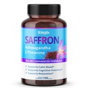 Safran mit Ashwagandha, Ginseng, L-Theanin, Entspannung, Restore - USA Made & Tested (150-day Supply (Pack von 1))