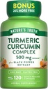 Nature's Truth Turmeric Curcumin Complex 500 mg Plus Schwarz Pfeffer Extrakt, 12... - Kaufen Packungen und speichern (Pack von 2)