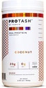 Veganes Proteinpulver von TASHIE - Organisches pflanzliches Proteinpulver mit BCAA, HMB & Probiotics, Zero Sugar, Non-GMO, Glutenfrei, NSF zertifiziert, 28 Servierungen - Kokosproteinpulver