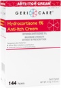 Gericare Hydrocortison 1% Anti-Itch Creme, Maximale Stärke, 144 Count Pack, 0.5oz Jede Packung (Pack von 1)