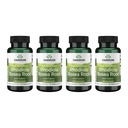 Swanson Rhodiola Rosea Root - Adaptogene Kräuterergänzung Förderung Mood Balance & Stress Support - Natürliche Formel für Energieunterstützung - (100 Kapseln, 400mg Jeder) (4 Packung)