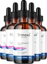 (5 Pack) Trimova Flüssigkeitstropfen, Trimova Tropfen Erweiterte Formel, TrimovaDrops Vitamin, TrimovaDrops Metabolic, TrimovaDrops Metabolismus 5 Flaschen für 150 Tage
