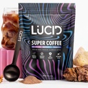 Lucid Superfood Bio Pilz Kaffee mit Nootropics - Lion's Mane, Tremella, Cordyceps & Turkey Tail - Instant Mushroom Kaffee Fokus Gehirn Gesundheit - Alpha GPC, L-Theanine, Ginko Biloba - USA Made