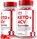 NutraRize (Pack mit 2 Xfit Keto Gummis für Weight Loss, Official X Fit Keto+ACV Gummies, All-Natural Apple Cider Essig 1000MG, Premium Gummy für Gesundheit und Fitness, Gomitas Review (120 Gummies)