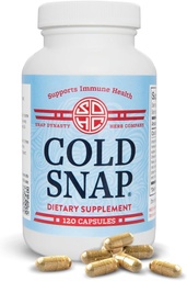Snap Dynasty Cold Snap - 120ct Kapseln, Packung von 1 - pflanzenbasierte umfassende Immun-Gesundheit Unterstützung für alle Altersgruppen, schnelle Ergänzungen für Kälte und Flu Unterstützung, keine Kontraindikationen