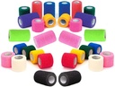 Prairie Horse Supply Vet Wrap Tape Bulk (sortierte Farben) (6 Packung) (4 Zoll breit) Vet Wrap medizinische Erste Hilfe Tape Selbstklebende Kleber für Knöchel Handgelenk Sprains und Schwellung