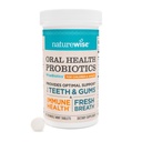 NatureWise Oral Probiotics for Mouth Bad Breath - Chewable Sugar-Free Mint - Lactobacillus reuteri Chewable - Oral Probiotics für Kinder & Erwachsene - Non-GMO USA Hergestellt - 60 Count[60-Day Supply]