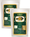 Poudre de feuille d'Atibala biotique de Veena (Abutilon indicum) Poudre de Kangi - Sucre indienne - Poudre d'Atibala - Poudre de Thuthi - Atibala churna - 400g (paquet de 2)