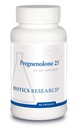 Recherche en biotique Pregnenolone 25-25 mg Pregnenolone Support, Mémoire et équilibre hormonal, Précurseur hormonal ou Hormone parentale. 90 gélules