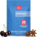 D'AO Labs Mental Tranquility - Non-Habit Forming - Mentale Calmness Supplement - Stress Relax & Tranquil Powder - GUI Pi Tang Traditionelle chinesische Kräuter - Schwarze Kirsche & Gewürz Geschmack - 30 Portionen
