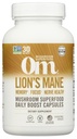 Om Mushroom Superfood Lion's Mane Mushroom Capsules Supplement, Fruchtkörper & Mycelium Nootropic für Gedächtnisunterstützung, Fokus, Klarheit, Nerve Gesundheit, Kreativität &Mood, 90 Kapseln