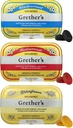 GRETHER'S Sugarfree Pastilles Blackcurrant, Elderflower & Redcurrant - Geschenk für Singer - Natürliche Remedy für trockenen Mund Relief - 2.1 oz (Pack mit 3)