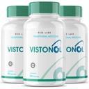 rize labs Vistonol Vision Supplement, All-Natur-Kapseln für die schnelle Verbesserung der Gesundheit und bessere Fähigkeit, Fokussierung, Unterstützung gesunde Augenfunktionen - Paket von 3(180 Kapseln)