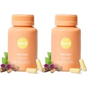 Ovira Skin Clear with ZINCBRIGHT - 60 Kapseln für klare und glänzende Haut | Rosacea & Hormonelle Akne Behandlung | Unterstützung Collagen Produktion | Akne Ergänzungen für Frauen & Männer - Pack von 2