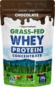 Opportuniteas Grass Fed Whey Protein Powder Concentrate - Schokolade - Pure Protein Supplement - Non GMO, Hormon Free & Gluten Free - 1lb