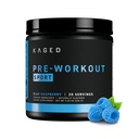 Kaged Sport Pre Workout Pulver für Männer & Frauen, Blue Razz, Sport Zertifiziert, 188mg Koffein, Nitric Oxid Supplement, Beta Alanine für Energie, Gewichtheben, Cardio Endurance & Kraft, 20 Servierungen