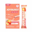 JOYBURST Energy Drink Mix, Natural Caffeine (200mg) für Sustained, Jitter Free Energy, On-The-Go Natural Energy Drink Powder, Sugar Free - 16 x 4g Energy Sticks (Peach Mango)