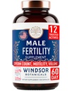 Male Fertility Supplement mit Maca Root - Mens Health Conception Fruchtbarkeit Pränatal Vitamine Plus natürliche Extrakte - Prenatal Fertility Supplements für Männer - 3. Partei Getestet - 120 Kapseln, 2 Monate