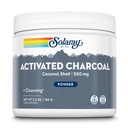Solaray Aktiviertes Kokosnuss-Kohle-Pulver 500 mg | Gesunde Innere Reinigung & Verdauungstrakt Unterstützung | 300 Servierungen