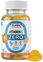 Yum-Vs - Zero Sugar Vitamin C Gummis für Erwachsene & Kinder - 250 mg VIT C Immune Support Gummy Vitamine - Zuckerfreies Kaubares Vitamin C Gummy Supplement - Hohe Potenz Vegetarisches Vitamin C Boost (60)