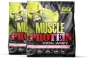 COLOSSAL LABS Muscle Whey Protein Flavored Protein Powder, 25.000mg Aminosäuren/Serving, kalt gefiltert(Packaging May Vary) (10 Pound (Pack of 2), Erdbeere)