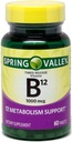 Spring Valley - Vitamine B-12, 1000 mcg, 60 comprimés