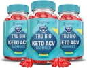 (3 Pack) Tru Bio Keto ACV Gummies Advanced Formula 1000MG TruiBIo Keto Gummies Apfel Apfel Apfel Apfelessig Formuliert mit Granatapfelsaft Pulver B12 Vegan Non GMO 180 Gummys